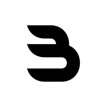 Letter B logo Stock Illustration