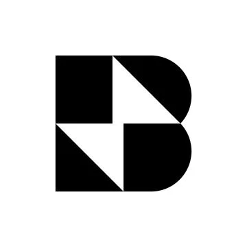Letter B logo Stock Illustration