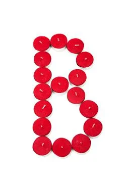 Letter b 스톡 사진