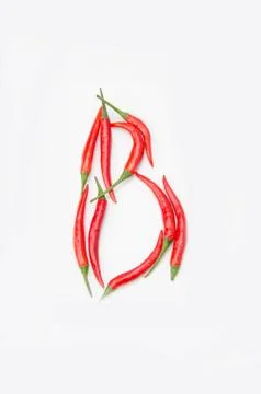 The letter B on a white background Foto stock