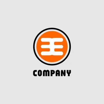 Letter BE Alphabetic Logo Design Template, Ellipse Rounded Logo Concept, Bl.. Illustrazione stock