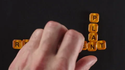 Letter Blocks Spell Retirement Plan Stock Footage 46635191