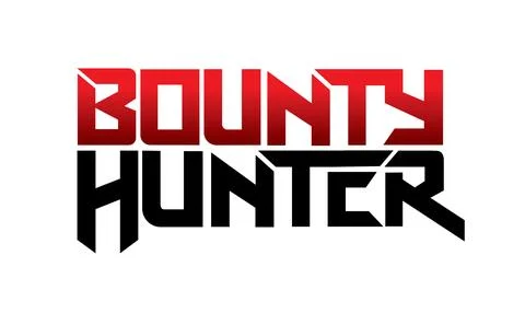 Letter bounty hunter design vector Stock Illustration