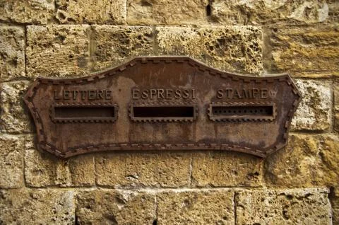 The letter box Stock Photos