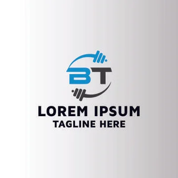 Letter BT image, vector logo design idea Stock Illustration