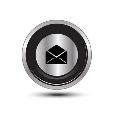 Letter button aluminum Stock Illustration