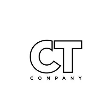 Letter C and T, CT logo design template. Minimal monogram initial based log.. Stock Illustration