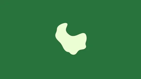 The letter c in an apple logo outline of face green screen figure elements Stock Footage 335697053
