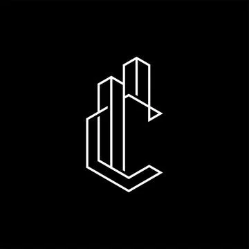Letter C Building Logo Stock Illustration