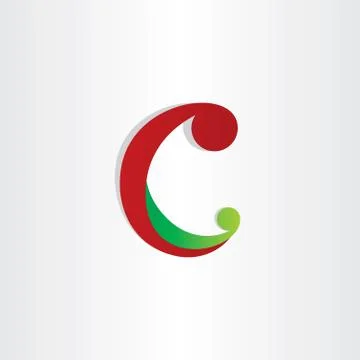 Letter c icon abstract design element Stock-Illustration