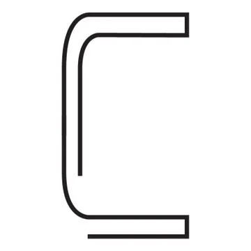 Letter c 库存插图