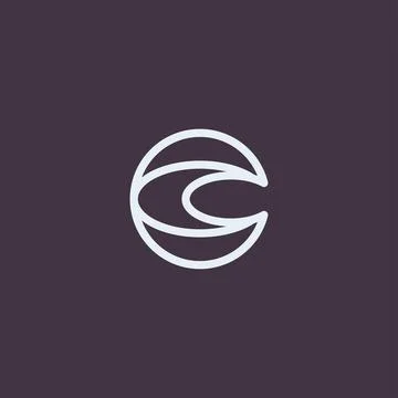 Letter C logo design Stock Illustration