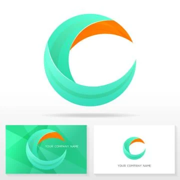 Letter C logo icon design template elements. Stock Illustration
