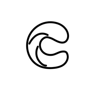 Letter c logo Stock Illustration