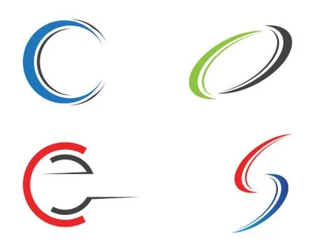 Letter C Logo Template Design Vector イラスト素材