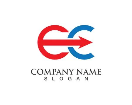 Letter C Logo Template Design Vector Stock Illustration