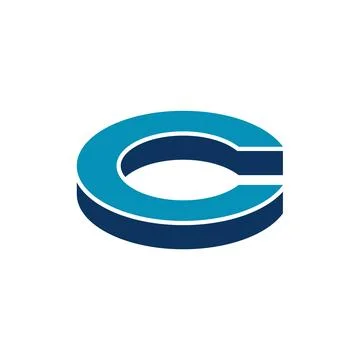 Letter C Logo Template Illustration Design Stock Illustration