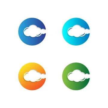 Letter C Set Logo template vector illustration ready use for technology Stock Illustration