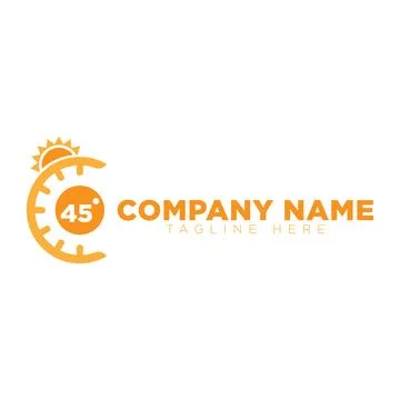 Letter c temperature logo Stock Illustration