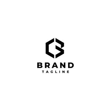 Letter CB Logo Design Stock Illustration