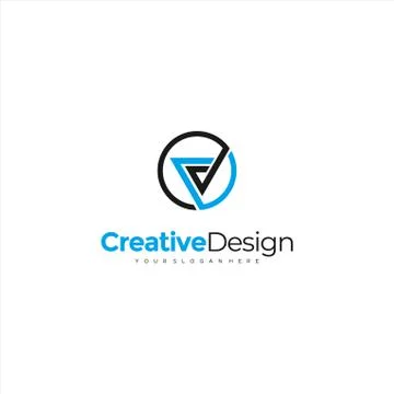 LETTER CD Initial CD Design Monochrom Best Design Collection 스톡 일러스트