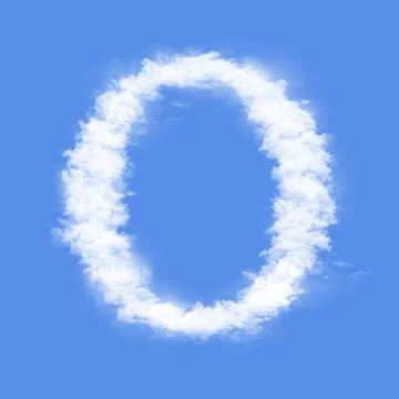 Letter of Clouds Stockillustratie