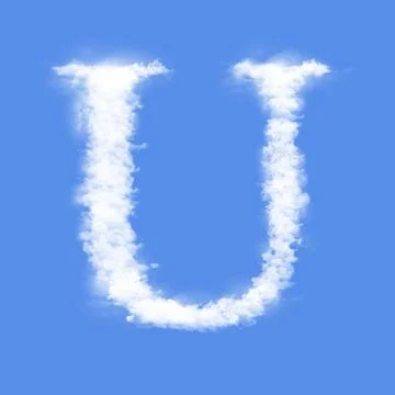 Letter of Clouds Stock Illustration