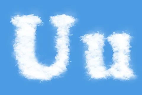 Letter of Clouds Stock Illustration