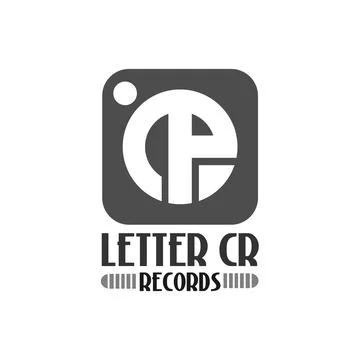 Letter CR Logo, Stock Illustration