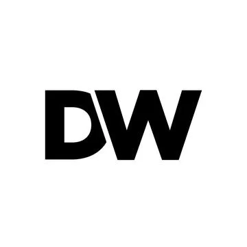 Letter D and W, DW logo design template. Minimal monogram initial based log.. Stock Illustration