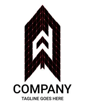 Letter 'd' Construction vectors logo. Creative Vector Logo Design House, Bu.. Ilustración de archivo