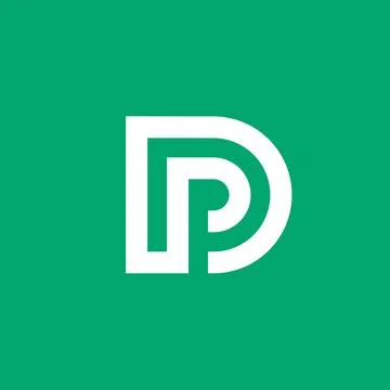Letter D DP Logo design vector template Stock Illustration