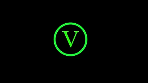 Letter D icon animated video Stock Footage 294943439