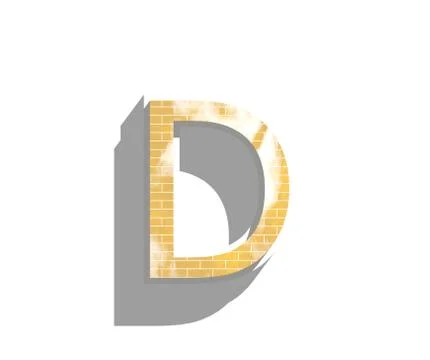 Letter D Stock Illustration