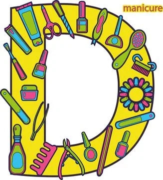 Letter D Stock Illustration