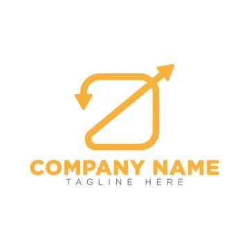 Letter d logistic logo Stock Illustration