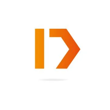 Letter D logo. Design template elements 스톡 일러스트