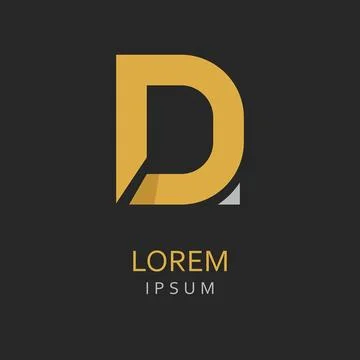 Letter D logo Stock Illustration