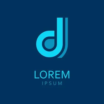Letter D logo Stock Illustration