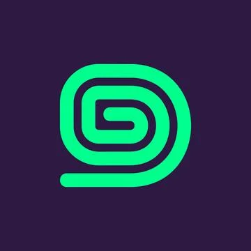 Letter D logo Stock Illustration