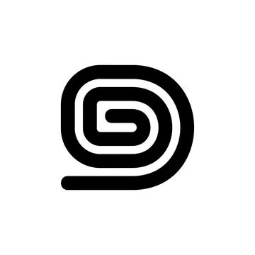 Letter D logo Stock Illustration