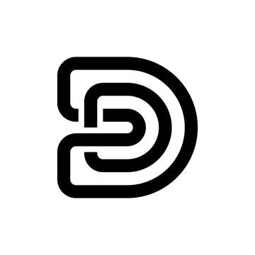 Letter D logo Stock Illustration