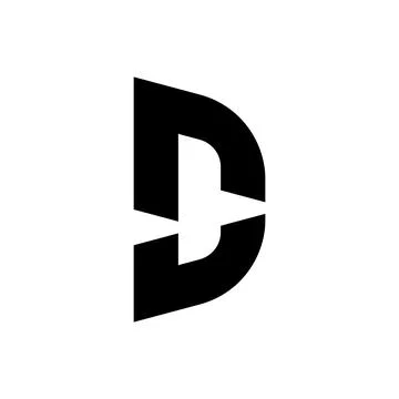 Letter D logo Stock Illustration