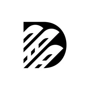 Letter D logo Stock Illustration