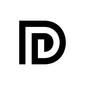 Letter D logo Stock Illustration