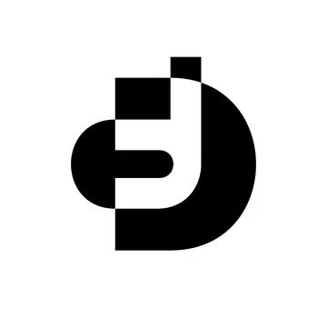 Letter D logo Stock Illustration