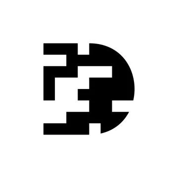 Letter D logo Stock Illustration