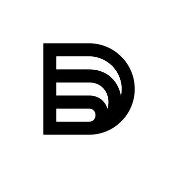 Letter D logo Stock Illustration
