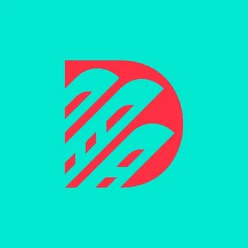 Letter D logo Stock Illustration