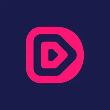 Letter D logo Stock Illustration